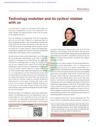 For a reporter, it's not hard to find things to write about when a big new. Pdf Editorial Technology Evolution And Its Cyclical Relation With Us