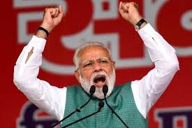 Editor guest editor narendra modi penning the editorial for the first anniversary issue of et gujarati, on february 22, 2008. War And India Pm Modi S Muscular Strongman Image Bbc News