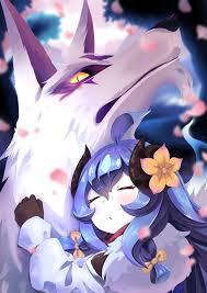 Found This Adorable Spirit Blossom Art Kindred Lol League Of Legends League Of Legends Game Blossoms Art