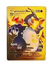 Pokémon Dracaufeu Charizard VMAX Gold Foil Pokemon Card Fan Art SV107/SV122  | eBay