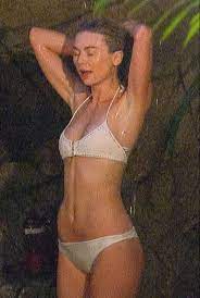 I'm A Celebrity's Georgia Toffolo does a 'Myleene Klass' as she steams up  the jungle shower in a white bikini | The Sun