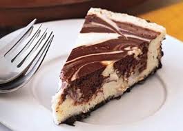 Whip in gelatine mix and cream. Marble Cheesecake Recipe