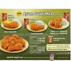 Ayam goreng mcd 3x pedas. Mcdonalds Promo Harga Ayam Gulai Mcd Scanharga