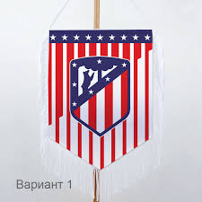 Download free atlético madrid (new) vector logo and icons in ai, eps, cdr, svg, png formats. Vympel S Logotipom Fk Atletiko Madrid Atletico Madrid