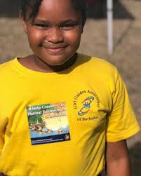 My name is Raine Olton and I am eleven years old. I attend the Good  Shepherd Primary School where I am Headgirl, but I belong to the 151st  Barbados Unit at the