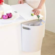 New Small Trash Can Hanging Waste Bin Under Kitchen Sink Pp Wastebasket Over Cabinet Door With Top Ring To Fix Garbage Bag Waste Bins Aliexpress Stainless steel trash grommets trash rings.