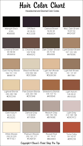 Hair Color Chart Skin Color Palette Skin Color Chart