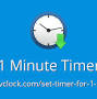 1 minute bubble timer from vclock.com