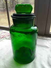 This will keep whatever is inside fresh, safe, and secure. Sold For Sale By Emily Extra Large Vintage Emerald Green Glass Apothecary Jar Made In Italy 38 Food For A Year
