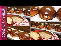 Boston Cream Doughnuts Donuts Urdu Hindi Recipe Cook With Faiza Cream Donut Recipe Food Yummy Food