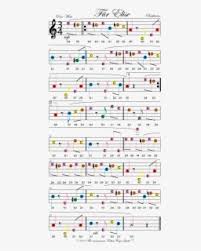 The indigenous amateur explanation of a tune. Color Coded Violin Sheet Music For Fur Elise Easy Beginner Fur Elise Sheet Music Free Transparent Clipart Clipartkey