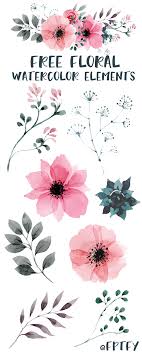 Using these free 15 watercolor flowers elements and 3 bouquets. Pin On Cool Ideas