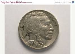 Buffalo Nickel 1936 Or 1937 F Or Vf Coin By
