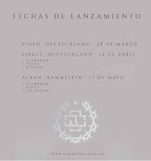 On 27 march, 2019, the According To Mexican Rammstein Fanpage S Rammstein
