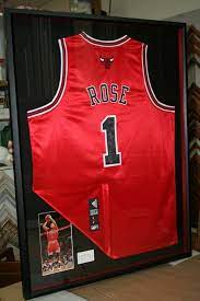 Derrick Rose Framed Bulls Jersey Framed Jersey Jersey Rose Frame