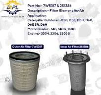 7W5317-&-2S1286-Filter-Element-As-Air-Caterpillar-Bulldozer ...