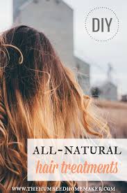 Mayo is known a naturally fatty and oily consistency, perfect for restoring moisture to dry tresses and softening the hair. Diy All Natural Hair Treatments
