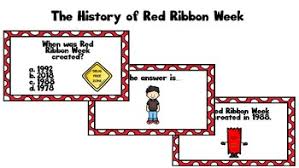 In many schools, pta's plan the red ribbon week activities. Red Ribbon Week Powerpoint And Discussion Questions By Cloudy Daze