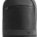 DESIGN - Zaino Compact Organizzato con Due Scomparti, Colore Nero -  Dimensioni 28 x 42 x 15 cm