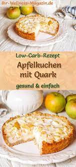 Auch quark liefert unserem low carb heidelbeerkuchen eine menge eiweiß. Low Carb Apfelkuchen Mit Quark Rezept Ohne Zucker Apfelkuchen Mit Quark Quark Rezepte Rezepte Ohne Zucker