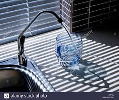 under sink water filter stock photo