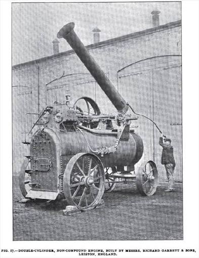 Richard Garrett & Sons - 1895 Image-Richard Garrett & Sons, Double Cylinder Portable Steam Engine | VintageMachinery.org