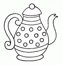 Desenhos De Bule Para Colorir Pintar Imprimir Moldes De Bule Objetos De Cozinha Espaco Educar Desenhos Pintar Colorir Imprimir
