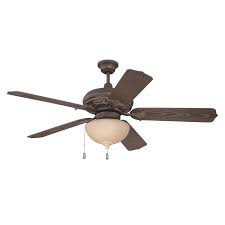 Craftmade features a large variety of outdoor fixtures that can help not only illuminate your outdoors, but also beautify the space as well. Craftmade Outdoor Mia 52 In Aged Bronze Vintage Madera Led Indoor Outdoor Ceiling Fan 5 Blade In The Ceiling Fans Department At Lowes Com