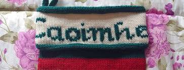 How to make embroidered patches. Knitted Alphabet Letters Eileen Casey Creations