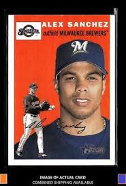 2003 Topps Heritage #48 Alex Sanchez Milwaukee Brewers