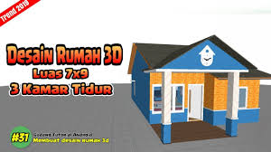 Denah rumah minimalis 1 lantai ukuran 9x12 desain rumah. Desain Rumah Minimalis 3 Kamar Luas 7x9 Planner 5d Minimalis House 31 Youtube