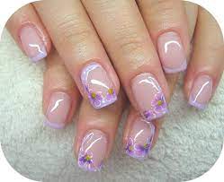 Lilac Flower Nail Art By Tornai Lovelyboglarka
