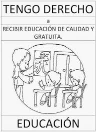 Los niños pueden ser más difíciles de dibujar que los adultos. Derechos Del Nino Para Colorear Preguntale Al Profesor Facebook