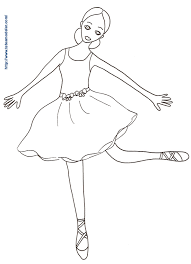 Coloriage de fille de 11 ans a imprimer. Coloriage Danseuse 11 Tete A Modeler