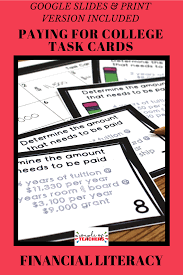 Paying For College Distance Learning And Print Middle School Math Review Consumer Math Middle School Math Teacher