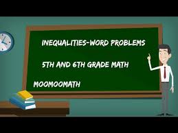Word problems that use standard math vocabulary to describe relationships between numbers in word easing into algebra is easier than you think, and simple word problems that correspond to basic algebra is one way to introduce 5th and 6th grade. Solving Inequalities Word Problems Math Youtube