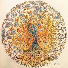 Image result for lost ocean colouring book completed lost ocean. Secret Garden Coloring Book Pages Completed Inspiration