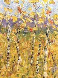 Fresh Off The Easel Palette Knife Landscape Painting Rocky Mountain Gold By Colorado Impressionist Judith Babcock 20 X16 Painting Landscape Paintings Art