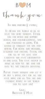 Wedding Thank You Cards For Welcome Bag Or Reception Table Setting 176 00 Via Etsy Wedding Vows That Make You Cry Wedding Reception Program Wedding Vows