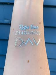 Tattooing is under strict hygiene rules from the food and drug administration (fda) because of this risk of infection. Type One Diabetes Diabadass I Am Greater Than My Highs And Etsy