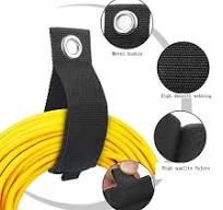 Heavy-Duty Nylon Cable Wraps Hook and Loop Storage Strap