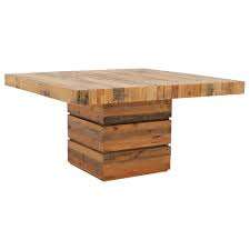 Dining table dimensions vary widely and it's better to have a narrow. Tahoe Square Reclaimed Wood Dining Table Barker Stonehouse