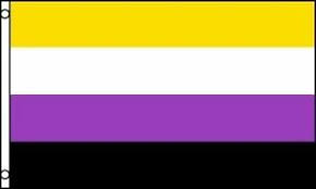 Nonbinary grant by pride flags on deviantart. Non Binary Flag 3x5 Ft Nb Pride Banner Sign Gender Identity Ebay