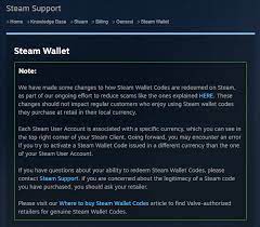Also people with like 5k posts replied that they. In The Future You Won T Be Able To Redeem Steam Wallet Gift Card In A Different Currency Than The One Of Your Steam User Account Steam