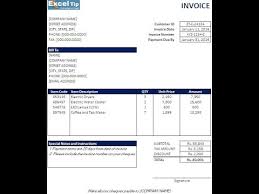 Get paid quickly and correctly. How To Create An Invoice Template In Excel Youtube