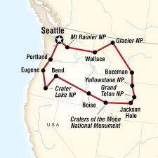 national parks of the northwest u s north america activities road trip usa road trip road trip map pinterest