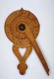 A Nocturnal Is An Instrument Used To Determine The Local Time Based On The Relative Positions Of Two Or More Stars In The Nigh Antiques Antique Tools Astronomy