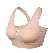 Women S Zip Front Sports Bra Wireless Post Surgery Bra Active Yoga Sports Bras Sports Bra Front Women Front Zip Sports Bra Yoga Sports Bra Sports Bra