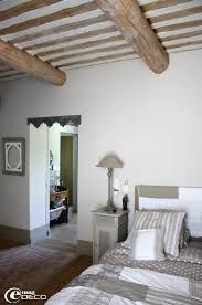 Chambre Avec Plafond Provencal Interieurs De Maisons En Rondins Maison Et Appartement