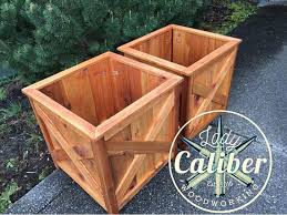 Wooden Outdoor Planter Planter Large Planter Flower Pot Flower Pots Outdoor Large Flower Pots Diy Flower Pots
